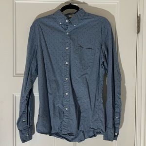Slim fit LS button down
